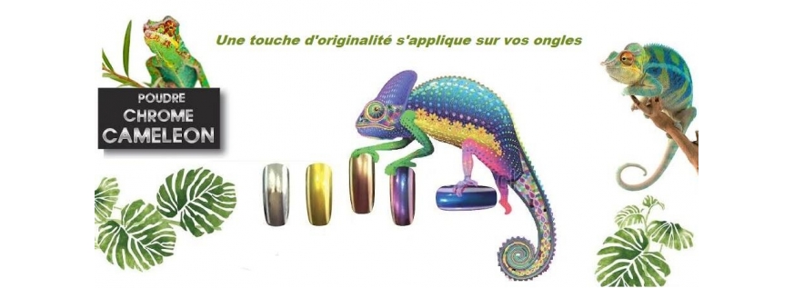 Poudre chrome/miroir/holo